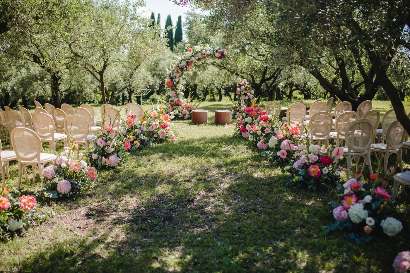 Cerimonia alla Villa dei Cipressi